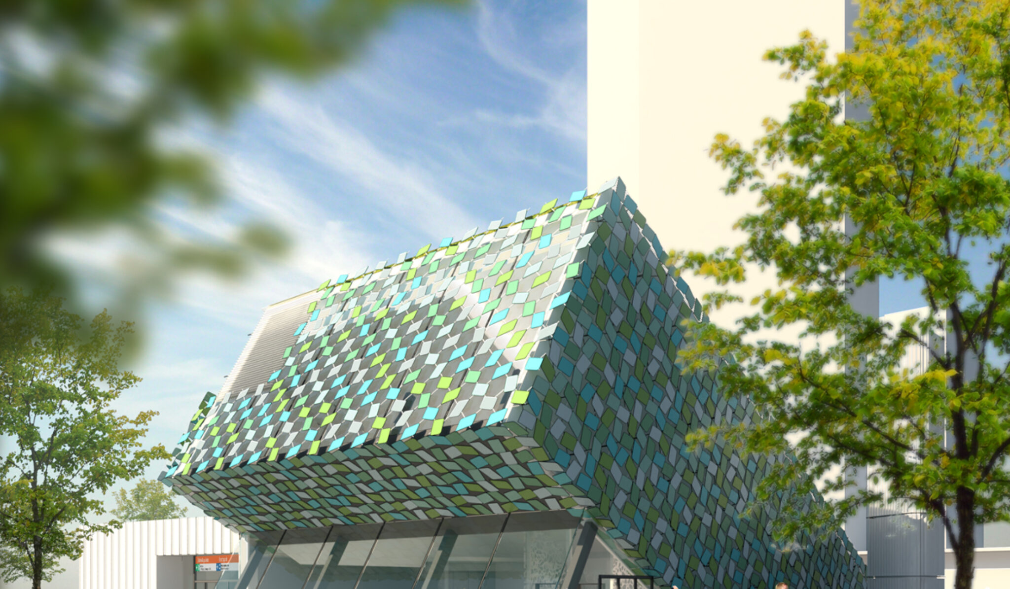 Havainnekuva urheilupuiston asemasta