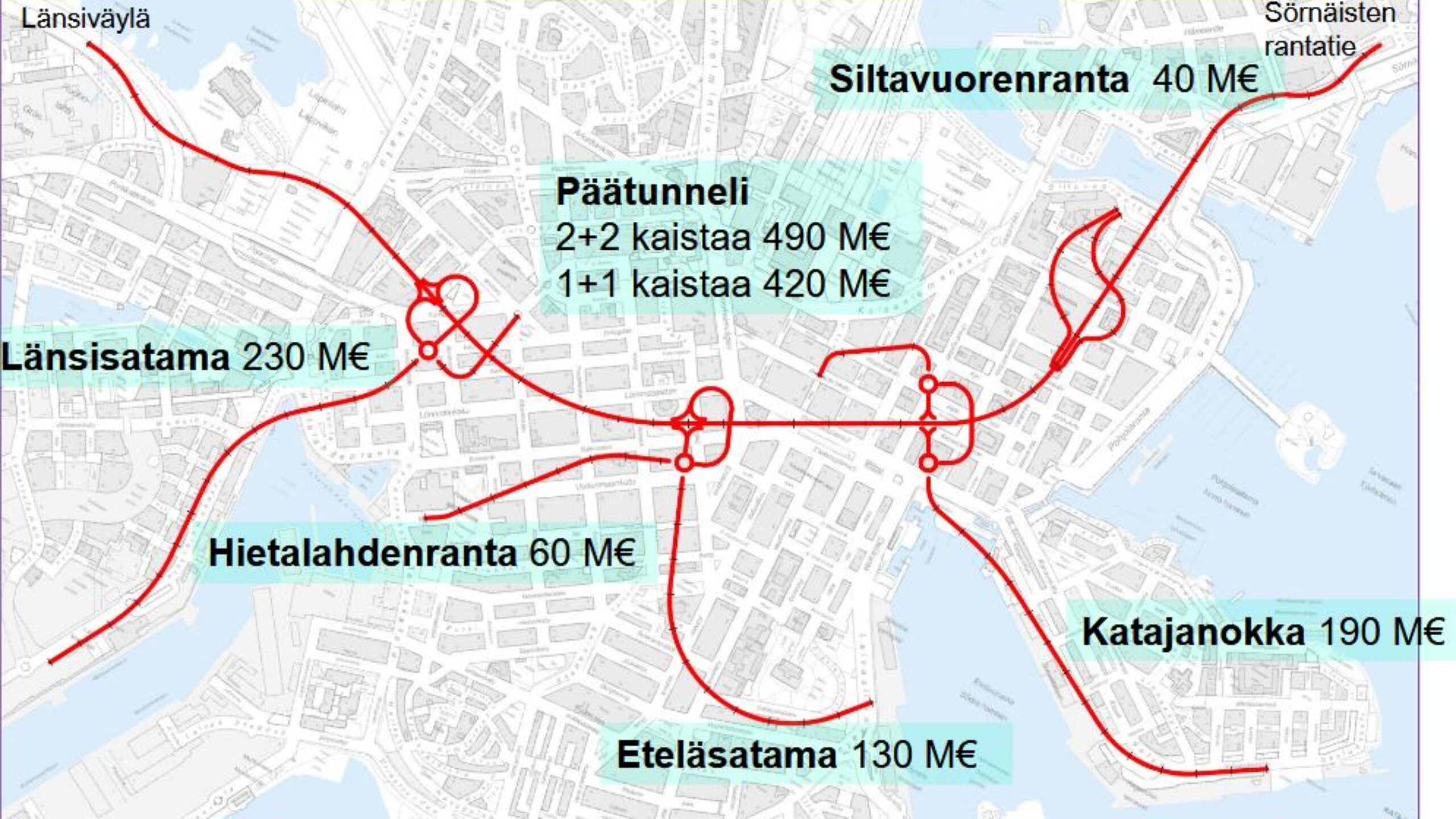 Helsingin kiistelty maanalainen läpikulkuväylä ei ole miljardihankkeena  läpihuutojuttu poliitikoille | Rakennuslehti